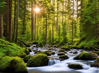 描写美丽的瀑布的诗句